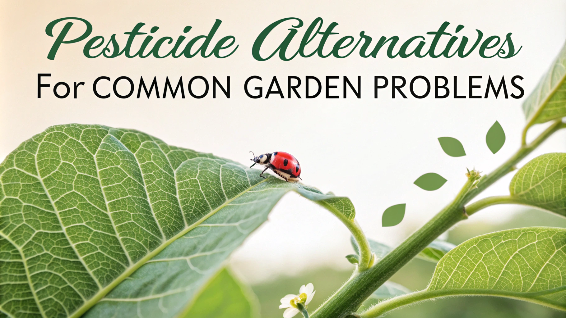 Pesticide Alternatives for Common Garden Problems