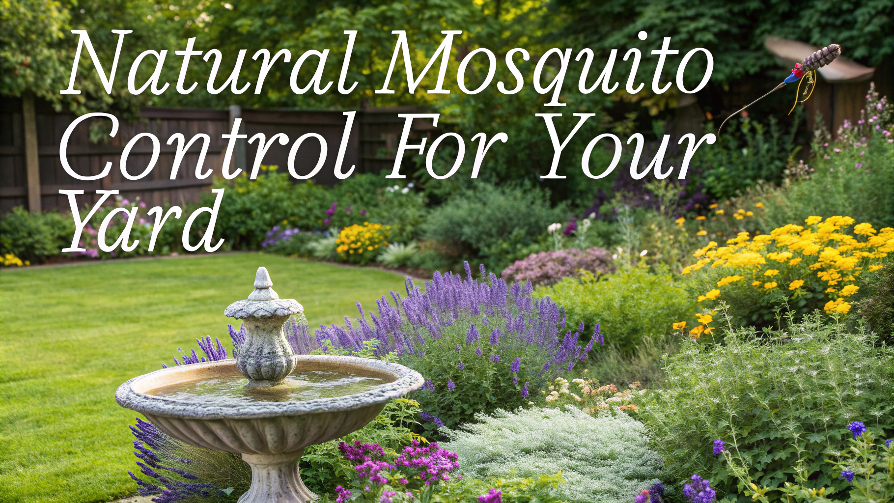 Natural Mosquito Control for Your Yard