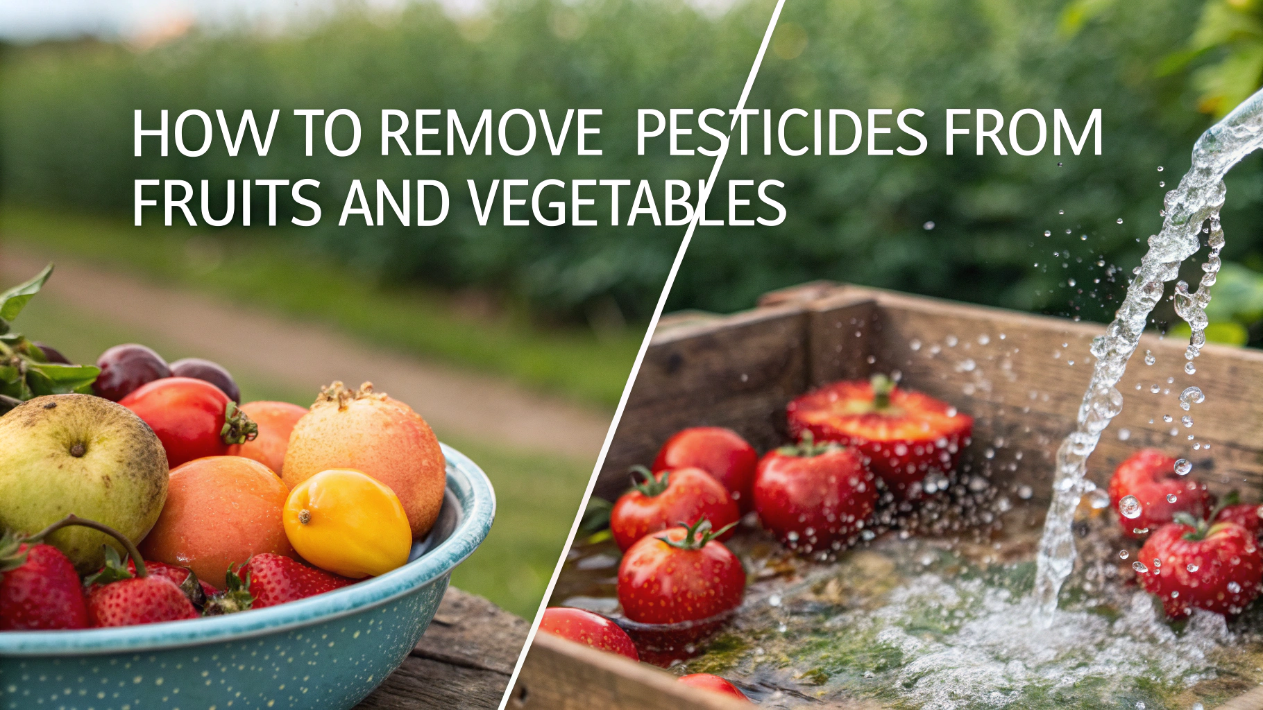 How to Remove Pesticides from Fruits and Vegetables